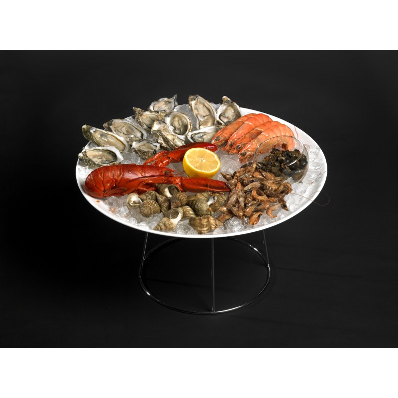 Assiette Plate ou plateau 45 cm en porcelaine