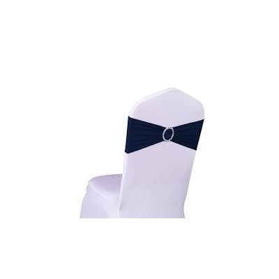 Noeud/Bandeau Bleu Marine pour housse de chaise