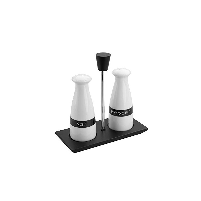 Set Sel & Poivre avec Socle - Salière Et Poivrière Porcelaine