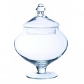 Bonbonnière verre (h)29,5x(d)21cm