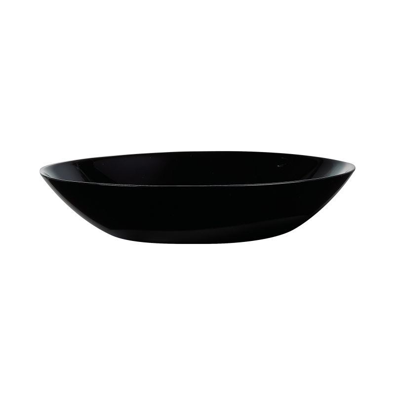 Assiette Evo Black Creuse Ronde 20cm