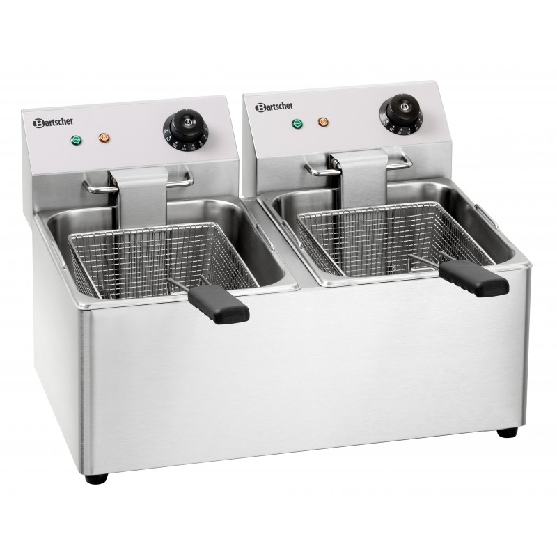 Friteuse Double 2x8L Electrique 2x3250W