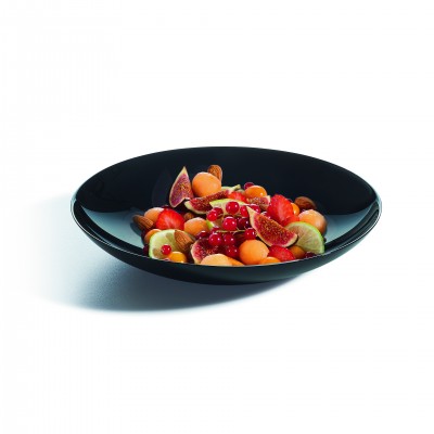 Assiette Evo Black Creuse Ronde 26cm