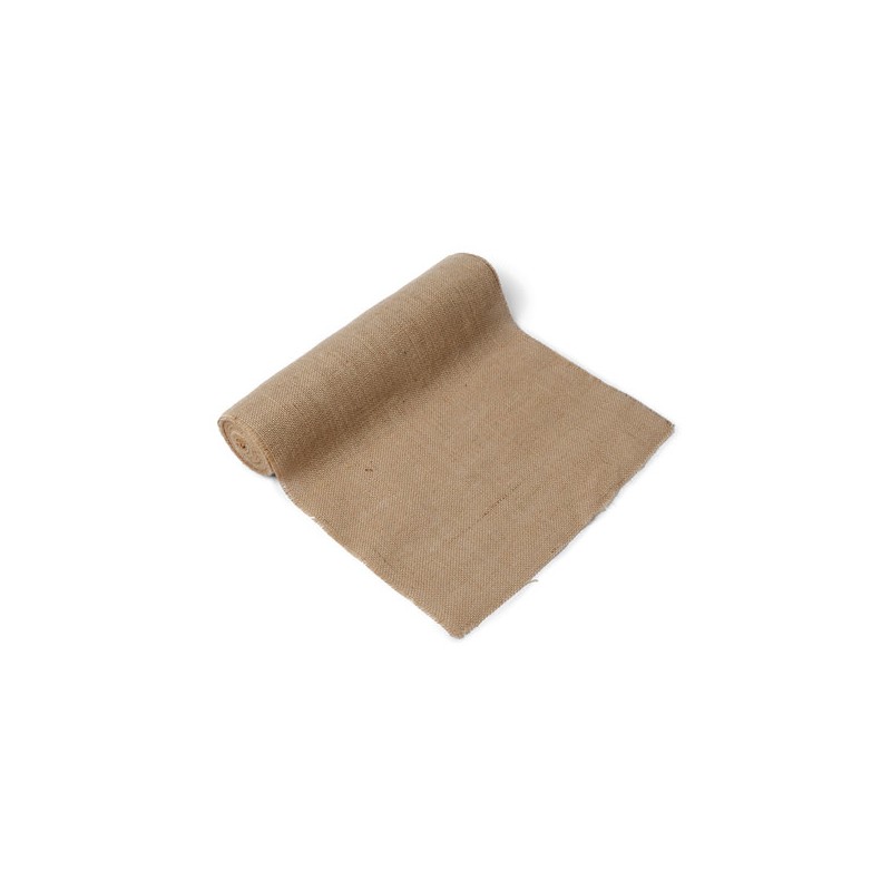 CHEMIN DE TABLE TOILE DE JUTE 36CMX5M