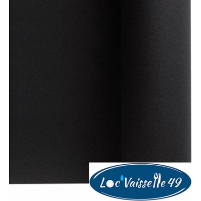 Nappe Intissé 10M Noir "Papier Doux et épais"