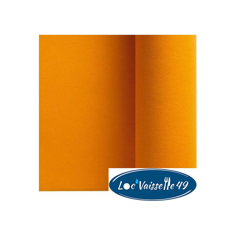 Nappe Intissé 10M Orange "Papier Doux et épais"