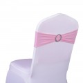 Noeud/Bandeau Rose Pale  pour housse de chaise