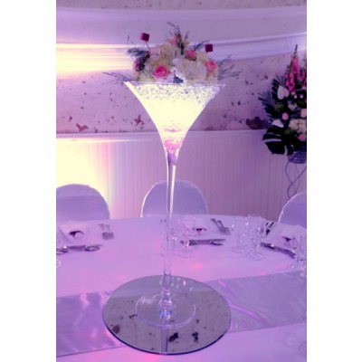 Vase Martini / Cocktail H70cm D30cm