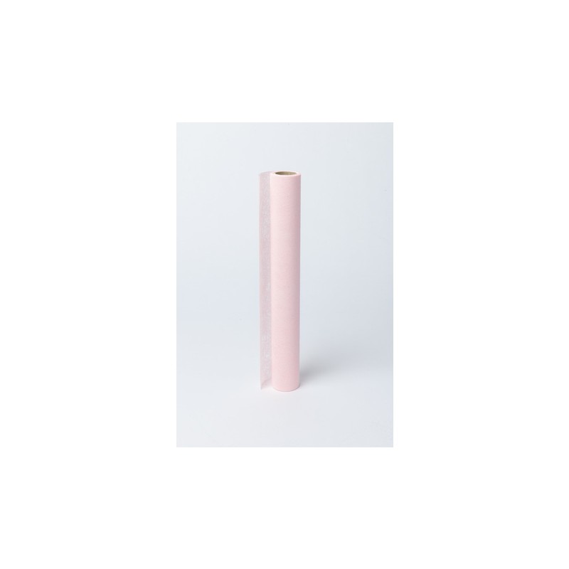 Chemin de table Intissé Luxe Rose Pale 30CMX5M