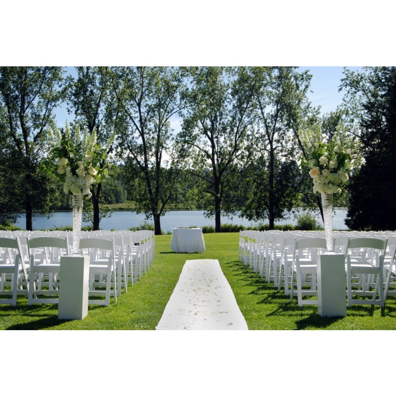 Chaise pliante Blanche Wedding