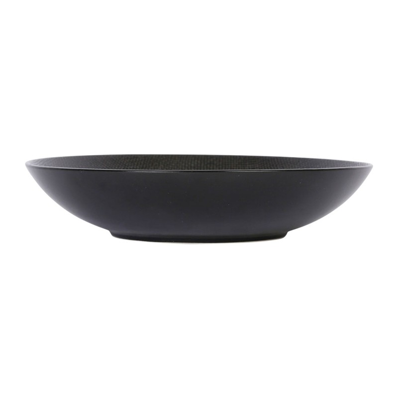 Assiette Calotte Vesuvio noir 25 cm