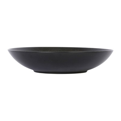 Assiette Calotte Vesuvio noir 25 cm