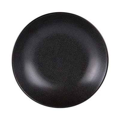 Assiette Calotte Vesuvio noir 25 cm