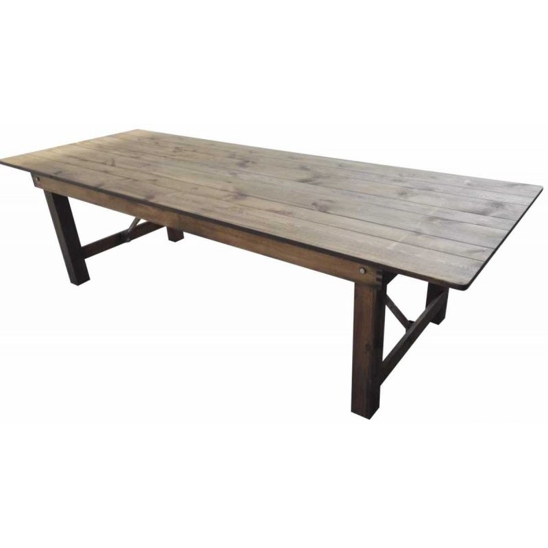 Table Rustique Héritage Pliable 8/10 Personnes