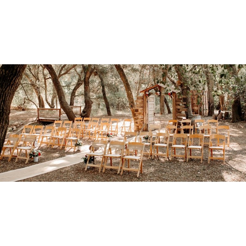 Chaise pliante Wedding Bois Naturel