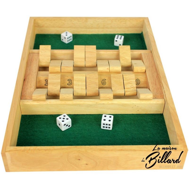 Fermez la boîte 2 joueurs, Shut the box