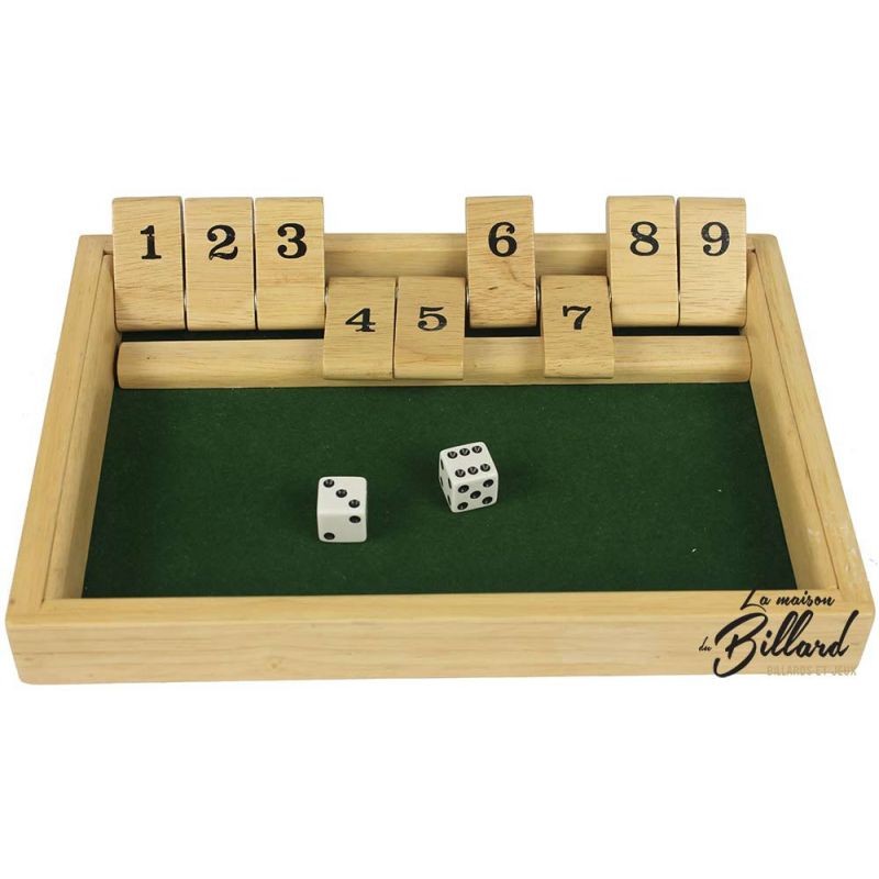 Fermez la boite de 9, Shut the box