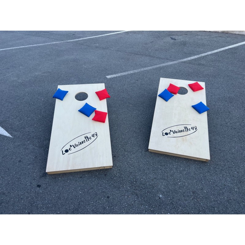 Cornhole 120 x 60cm avec 8 Sacs