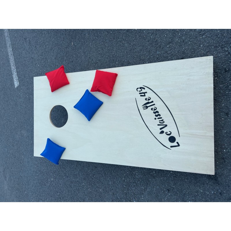 Cornhole 120 x 60cm avec 8 Sacs