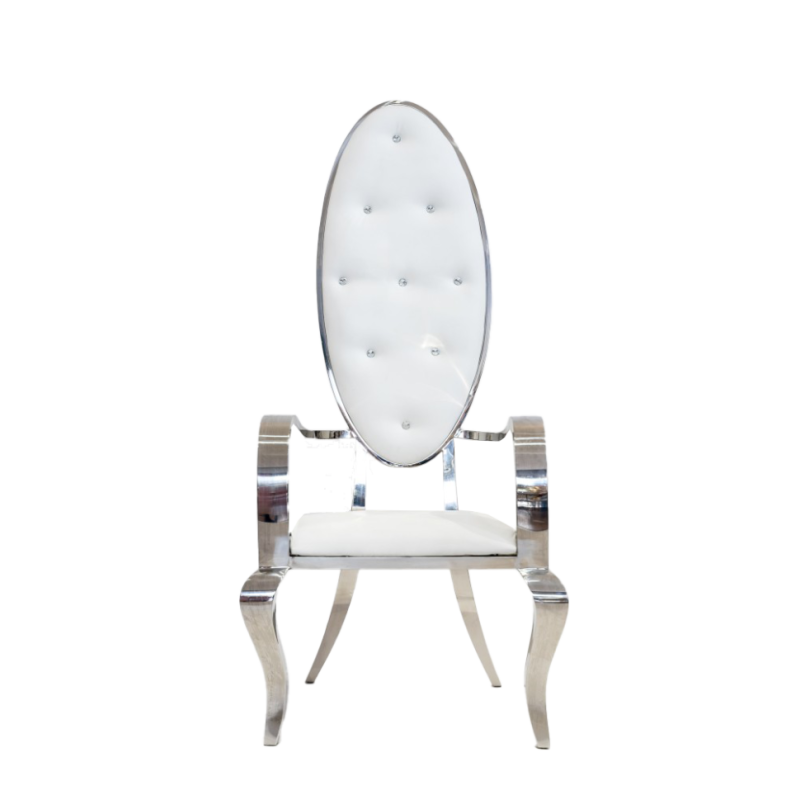 Trone Diana 1 Place Argent - Blanc