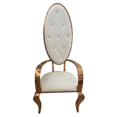 Trone Diana 1 Place Rose Gold - Blanc