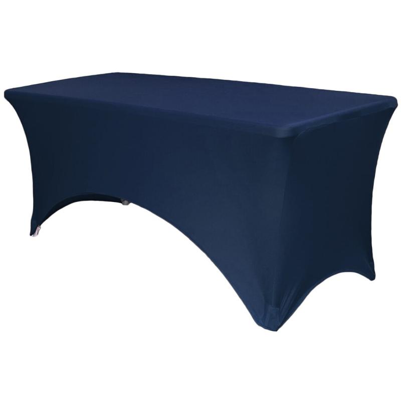 Housse de Table Bleu Marine 183x76cm H74 cm en Lycra