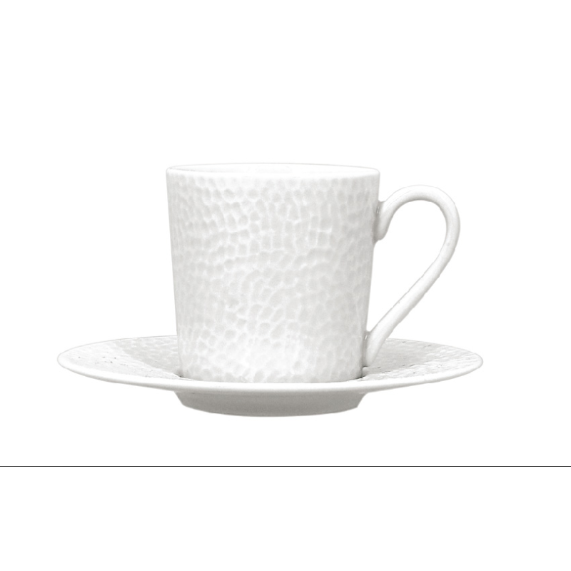 Paire Tasse/Sous Tasse Martelée 10cl