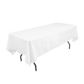 Nappe Blanche 100% coton satin 4,10m x 1,70m "Rectangle" (Table d'honneur) 1ère Main