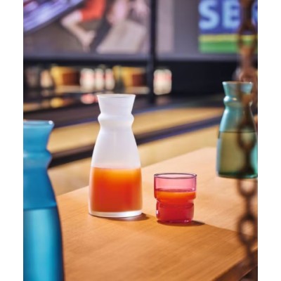 Carafe-Pichet Effet Givrée Vert Frosted 0,75l