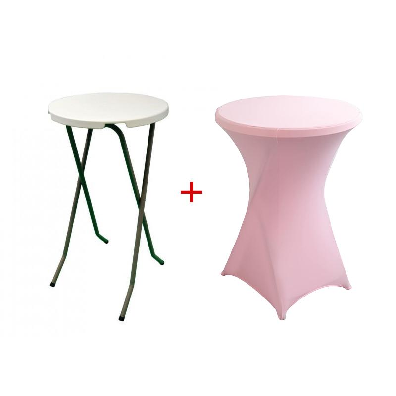 Mange debout Pliant 60cm + Housse Rose Pale