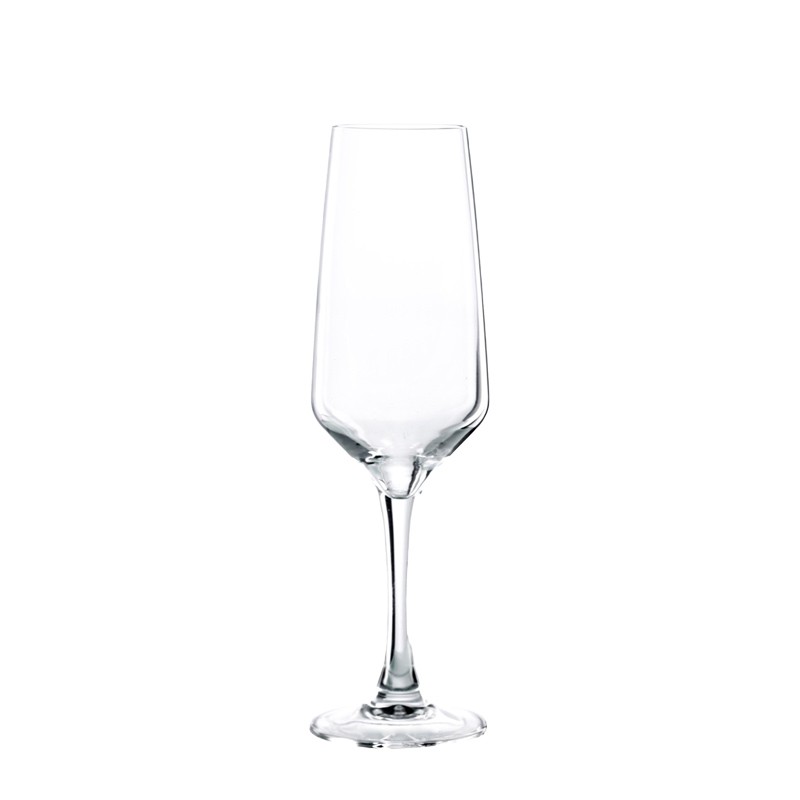 Flûtes en verre trempées PLATINE 17 cl