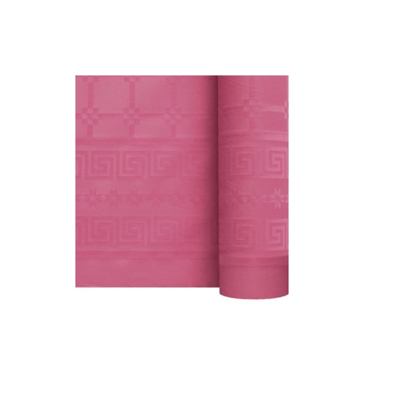 Rouleau Nappe Damassé 6M Fuchsia