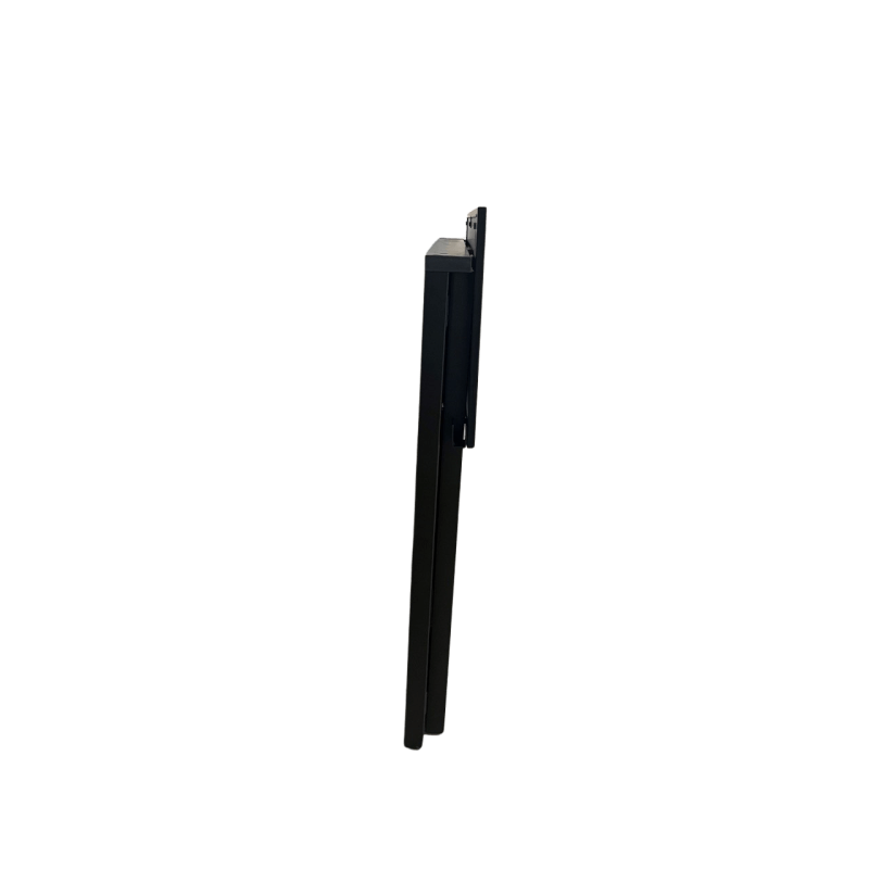 Banque d'Accueil Pliante en mélamine 1m x 1m x 40cm - Couleur Noire
