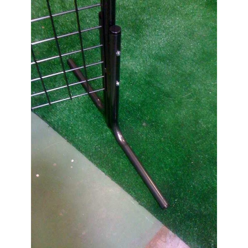 KIT 1 Grille d'Exposition Modulable à assemblage + 2 double pieds