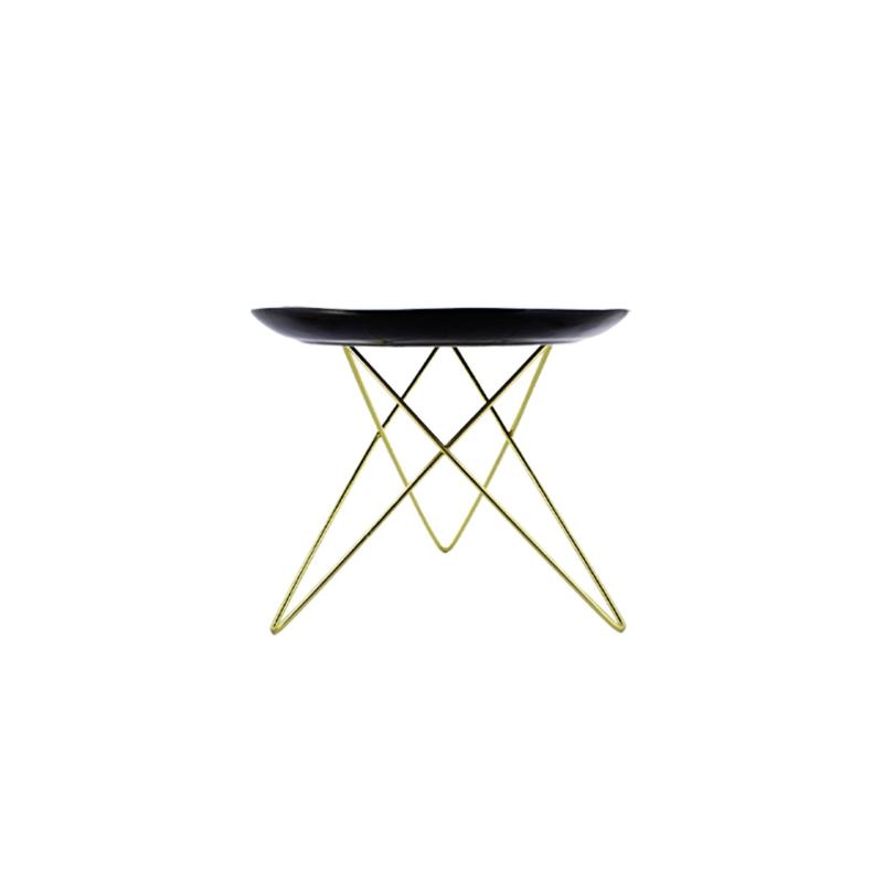 Support Assiette Dorée H20cm