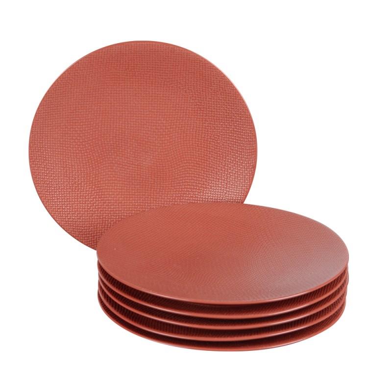 Assiette plate Vesuvio Terracota 27 cm (disponibilité Avril 2026)