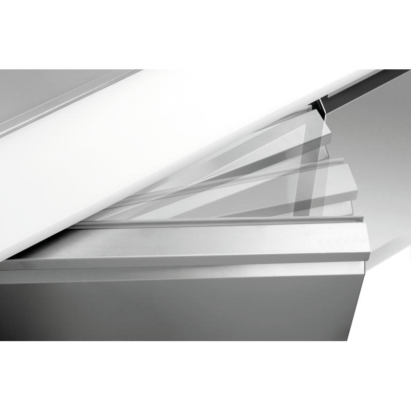 Saladette 2 GN 1/1 + 3 GN 1/3 (bac GN non fourni à prévoir)