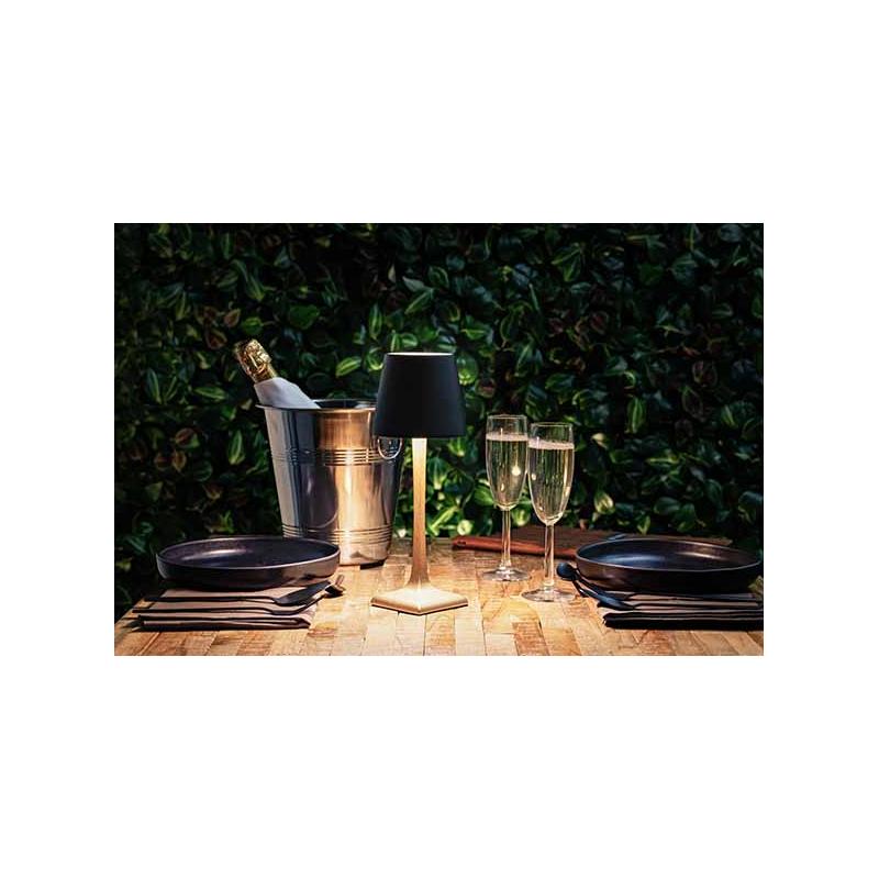 Lampe de Table Rome Ø10 cm Hauteur 26CM Led Blanc Chaud