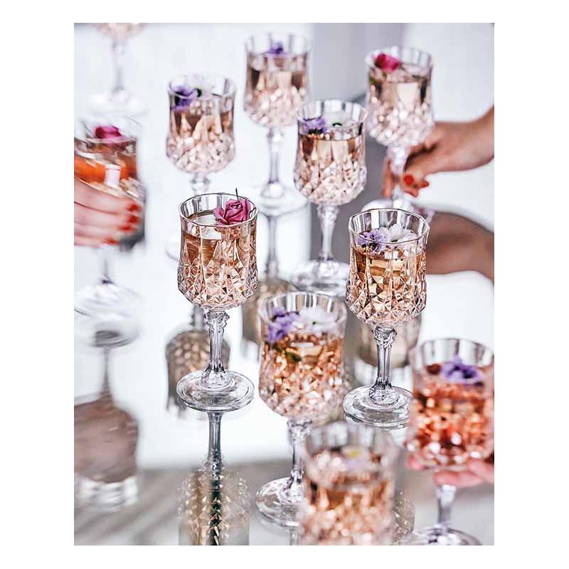 Verre à Vin Blanc Vintage "Longchamp" 17 CL par Cristal d'Arques