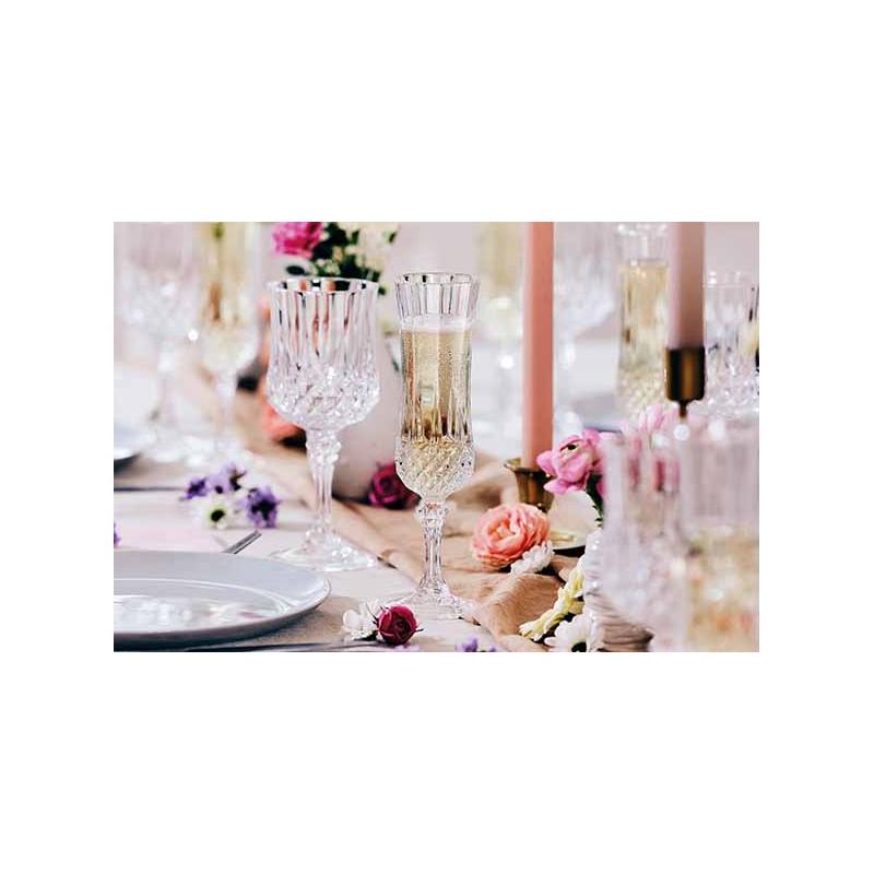 Flûte à Champagne Vintage "Longchamp" 12 CL par Cristal d'Arques