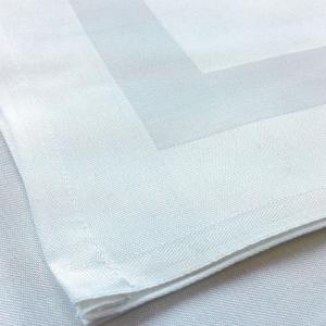 Serviette de table Blanche 55x55cm 100% coton
