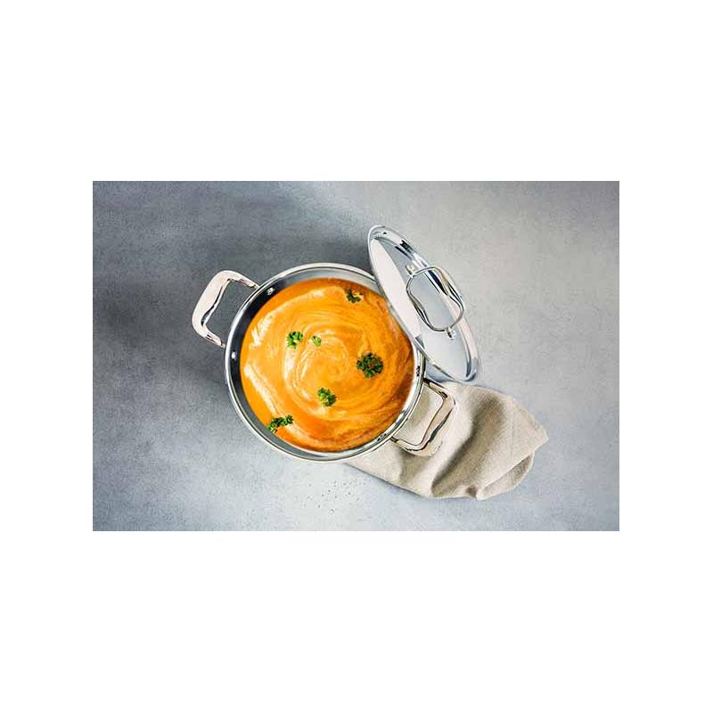 Marmite 8L D24 Acier Inox Tous feux