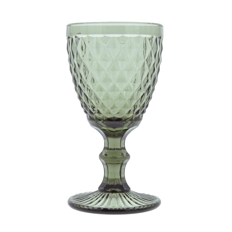 Verre à pied 20 CL Vert Fumé (Gris) - PRISMA