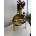 Chafing Dish OR/Doré Rond 6L