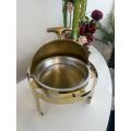Chafing Dish OR/Doré Rond 6L
