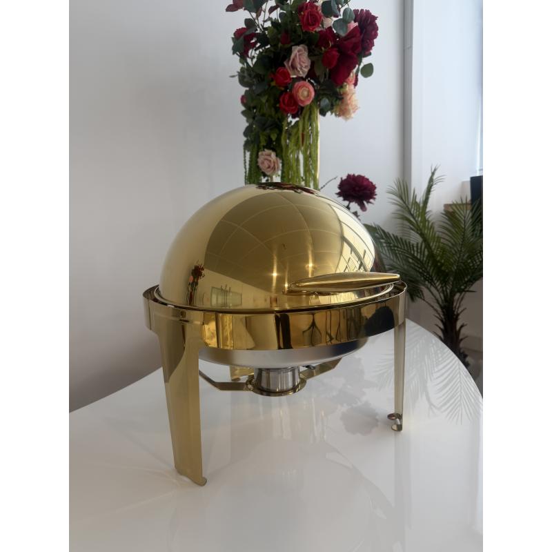 Chafing Dish OR/Doré Rond 6L