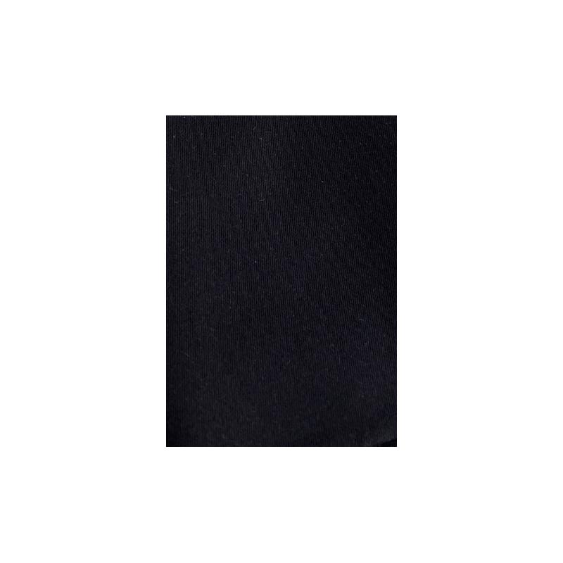 Serviette de table Noire 50x50cm Polycoton Coin Capuchon (C61)