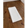 Serviette de table Blanche 55x55cm 100% coton