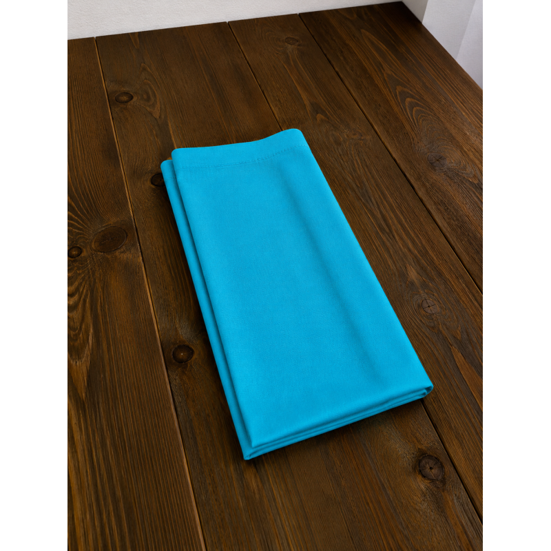 Serviette de table Bleue Clair Polyester (H8) 50x50cm