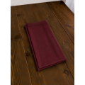 Serviette de table Bordeaux 50x50cm Polycoton Coin Capuchon (C57)